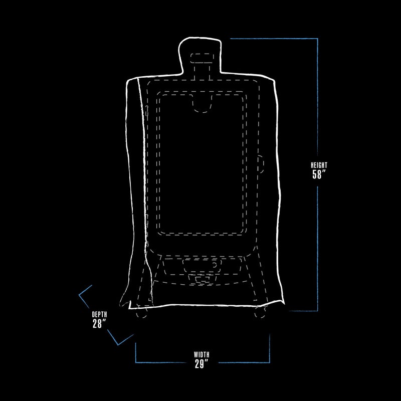 Pit Boss 73752 Pellet Smoker Cover, No Size, Black - Image 3